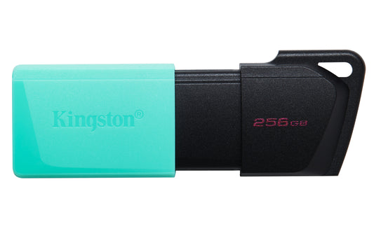 USB 3.2 MEMORIA KINGSTON 256GB DT EXODIA M TAPA DESLIZABLE NEGRA