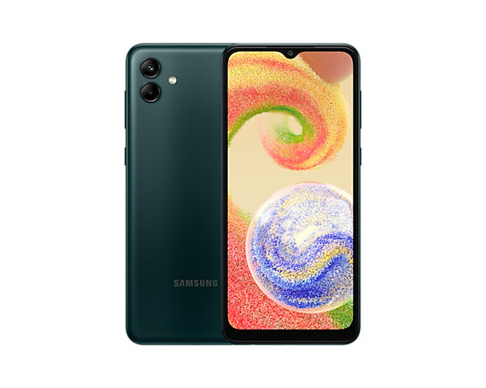 Smartphone Samsung Galaxy A04 6.5" 64GB/4GB Cámara 50MP+2MP/5MP Octacore Android Color Verde