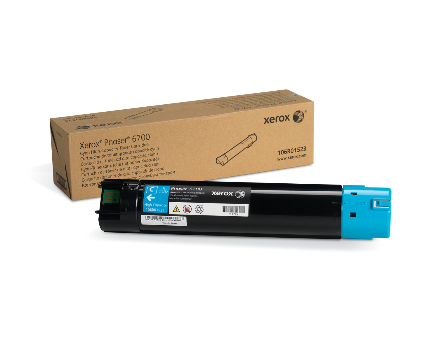 TONER XEROX CYAN PHASER 6700 12000 PAGS