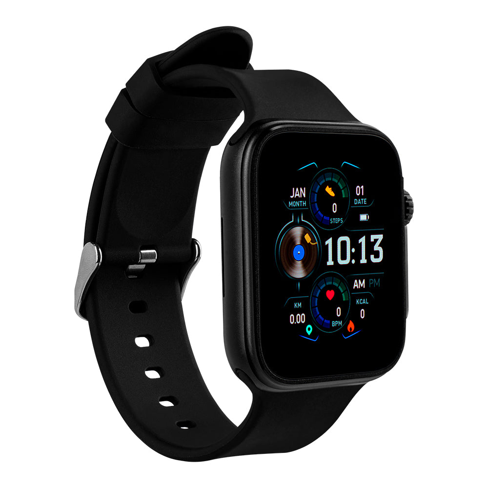 Smart Watch Vorago SW-500 Cuadrado IP67 Bluetooth Pantalla AMOLED 1.78" Táctil Negro 3 Extensibles