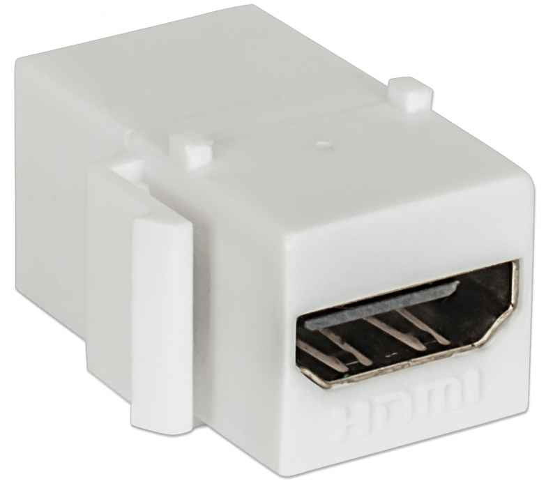 Cople Intellinet Tipo Keystone HDMI H-H Color Blanco