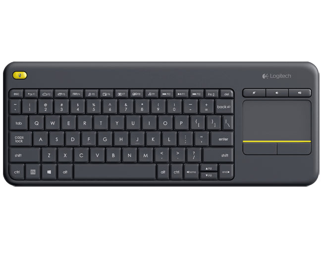 Logitech K400 Plus teclado RF inalámbrico Negro