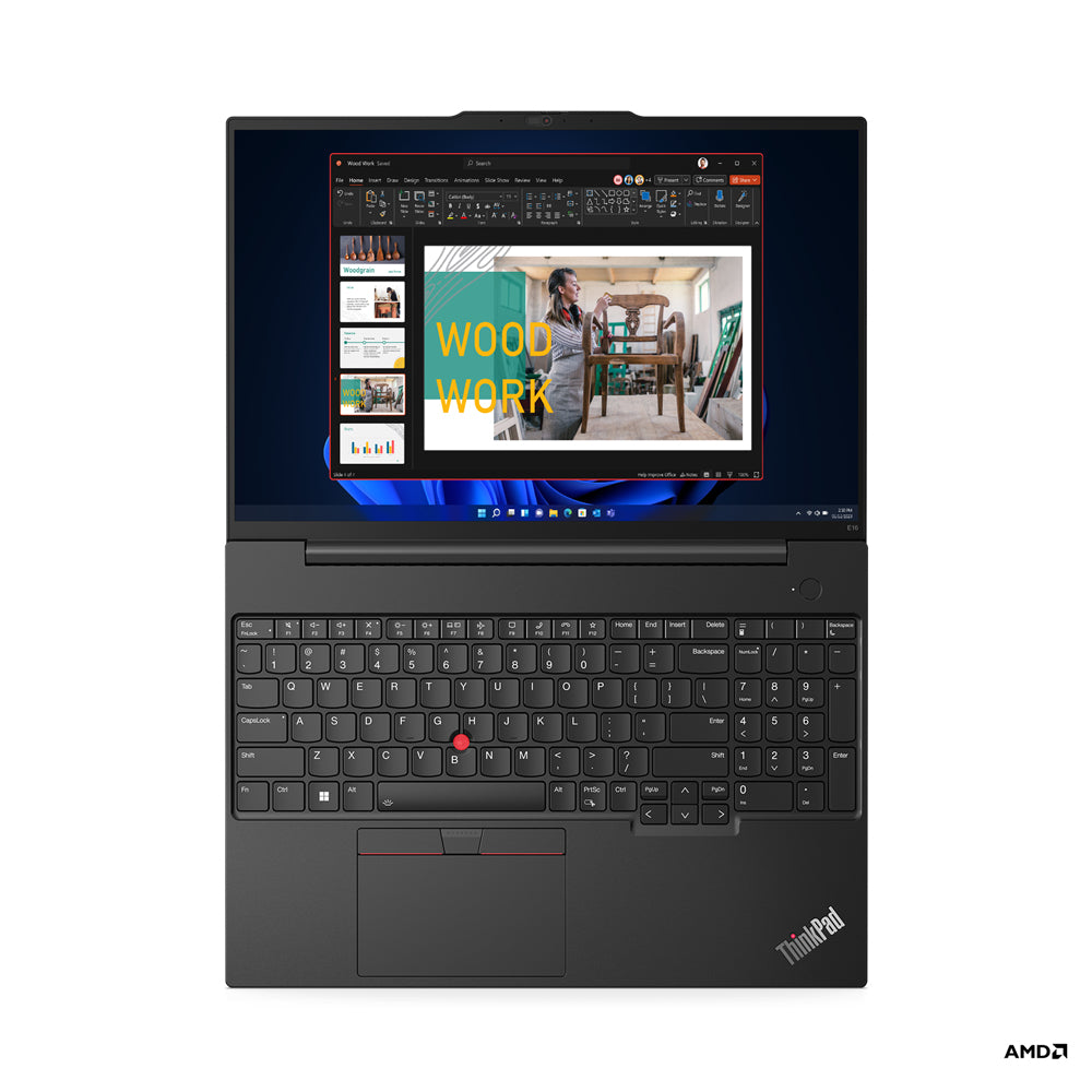 ThinkPad E16 Ryzen 7 7730U (2Ghz, 16MB) 16" 1920x1200, 40GB, 1TBssd, W11P, 3YR Onsite.