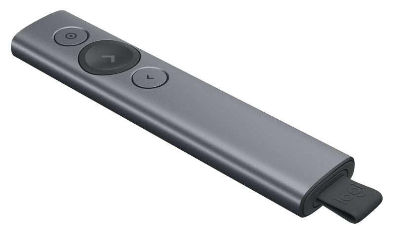 Logitech Spotlight Presentation Remote apuntador inalámbrico Bluetooth/RF Gris