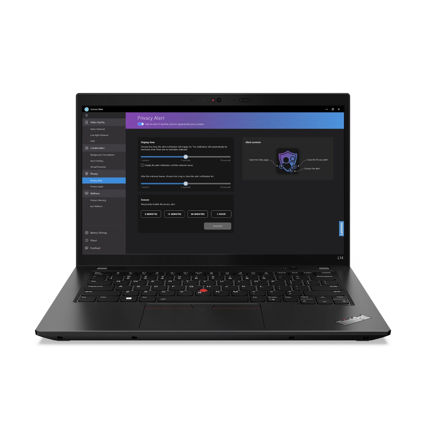 ThinkPad L14 Gen 4 (Intel), Corei7-1355U(3.7Ghz) 14" 1920x1080, 16GB, 512SSD M.2, W11P, 3YR Onsite.