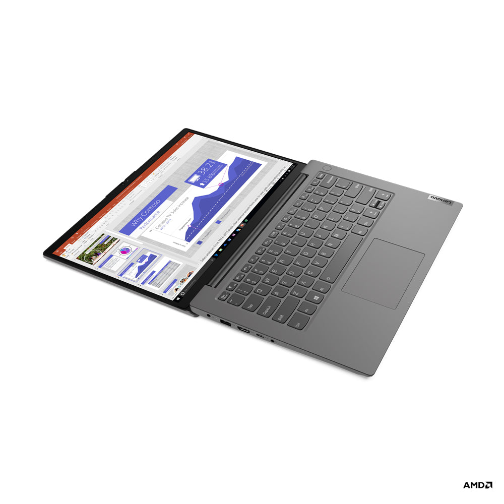 Laptop Lenovo (D90)  V14 G2 14" AMD R7 5700U Disco duro 512 GB SSD Ram 16 GB Windows 10 Pro Color Gris