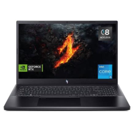 LAPTOP GAMER ACER NITRO V 15 CORE I7-13620H NVIDIA GEFORCE RTX4050 6GB PANTALLA 15.6" FHD 144Hz IPS RAM 8GB SSD 512 GB WIN 11 HOME