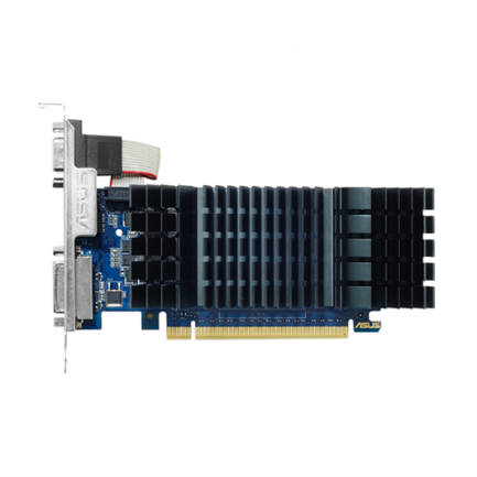 Tarjeta de Video Asus Silent GeForce GT730 2GB Low Profile GDDR5 PCIe 2.0 1xHDMI 1xDVI-D 1xDP