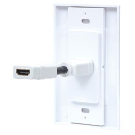 Cople Intellinet HDMI con Faceplate 1 Puerto Color Blanco