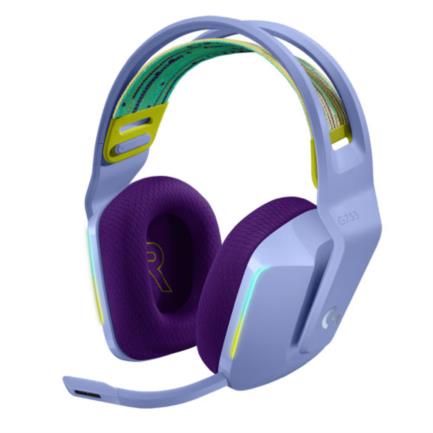Audífonos Logitech G733 LIGHTSPEED Gaming Inalámbricos RGB Color Lila