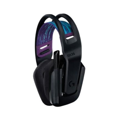 Audífonos Logitech Gaming G535 Lightspeed Inalámbricos Micrófono Color Negro