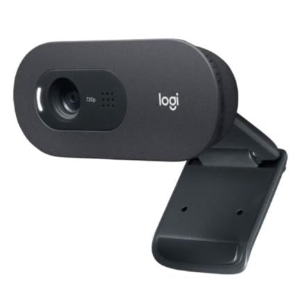 Cámara Web Logitech C505 HD 720p USB Micrófono Largo Alcance Color Negro