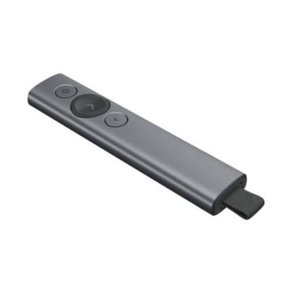 Logitech Spotlight Presentation Remote apuntador inalámbrico Bluetooth/RF Gris