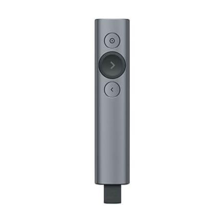 Logitech Spotlight Presentation Remote apuntador inalámbrico Bluetooth/RF Gris