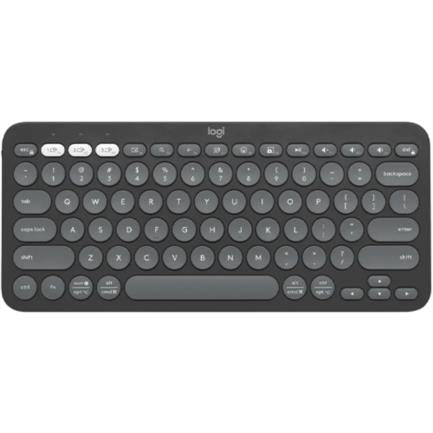 Logitech Pebble Keys 2 K380s teclado Universal RF inalámbrico + bluetooth QWERTY Español Grafito