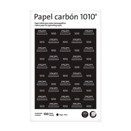 Papel Carbon Pelikan 1010 Oficio Color Negro C/100 Hojas