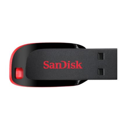 Memoria USB SanDisk Flash Cruzer Blade 32GB USB 2.0 Color Negro SDCZ50-032G-B35