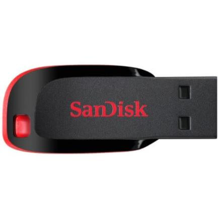 Memoria USB SanDisk Flash Cruzer Blade 32GB USB 2.0 Color Negro SDCZ50-032G-B35