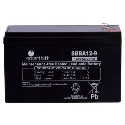 Batería SmartBitt Plomo Ácido 12V9AH