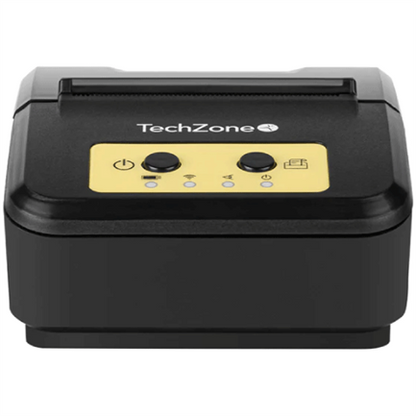 Impresora POS TechZone Térmica Portatil Batería Recargable 80mm/s 203dpi Interfaz USB/BT