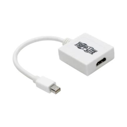 Adaptador Tripp Lite Mini DisplayPort a HDMI M-M 15.2cm Color Blanco