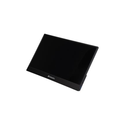 Monitor Verbatim Portátil 15.6" Full HD Touch Resolución 1920x1080 Color Negro