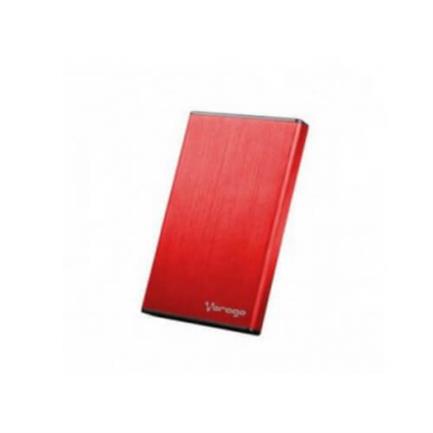 Enclosure Gabinete Vorago HDD-201 para SSD/HDD 2.5" SATA USB 3.0 Color Rojo