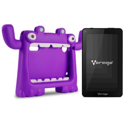 Tablet Vorago PAD-7-KIDS 7" Quadcore 32 GB Ram 2 GB Android 11 Funda Color Morado