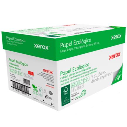 Papel Cortado Xerox Bond Ecológico 75gr Oficio 93% Blancura (Verde) C/5000 Hojas