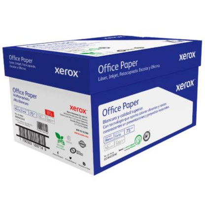 Papel Cortado Xerox Office Paper Azul Carta 75 gr 97% Blancura Caja C/5000 hojas