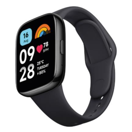 Watch 3 Xiaomi Redmi Active Black Inteligente Pantalla 1.83" Táctil 5 ATM 100 Modos Deportivos Color Negro