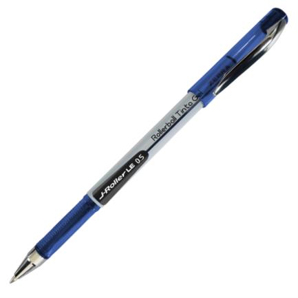 Bolígrafo Zebra J-Roller LE Punto Fino 0.5mm Tinta Gel Color Azul C/12 Pzas