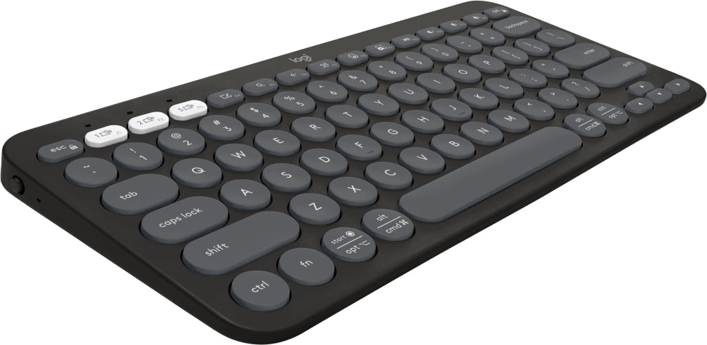 Logitech Pebble Keys 2 K380s teclado Universal RF inalámbrico + bluetooth QWERTY Español Grafito