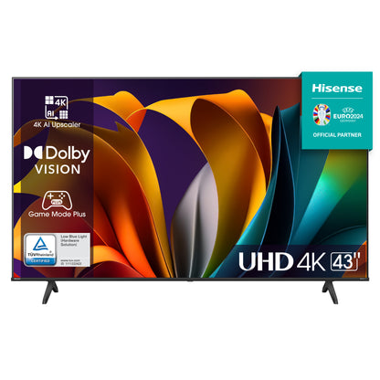 Televisor Hisense A6N 43" UHD 4K Resolucion 3840x2160 Smart Google TV LAN Bluetooth