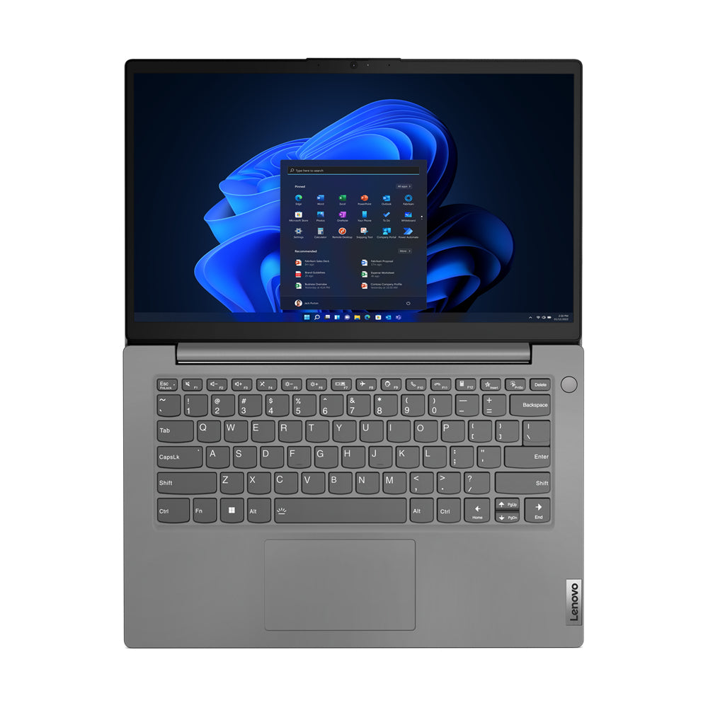 Lenovo V V14 Intel® Core™ i7 i7-1355U Computadora portátil 35.6 cm (14") Full HD 16 GB DDR4-SDRAM 512 GB SSD Wi-Fi 6 (802.11ax) Windows 11 Pro Gris